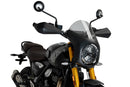 TRIUMPH SCRAMBLER 400X [2025] – Retro Fairing Screen – Svart-12