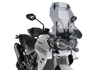 TIGER 800 XC/XR/XRX/XRT/XCX/XCA - turnéskärm med visir | Tonade | PUIG 9658H