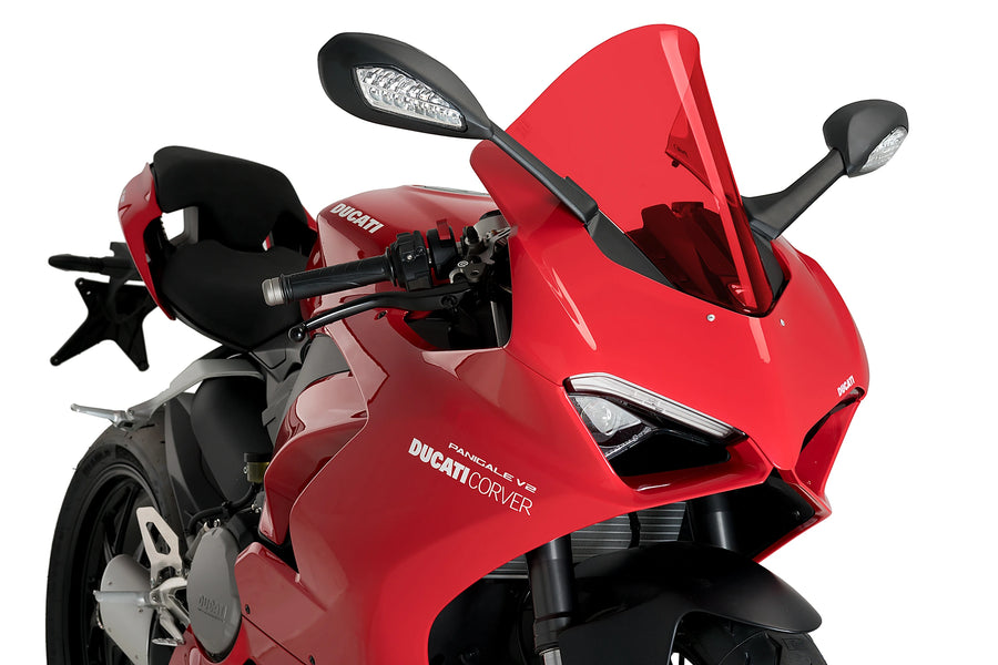 DUCATI PANIGALE V2 [2024] - PUIG R-Racer skärm | Röd | PUIG 9690R