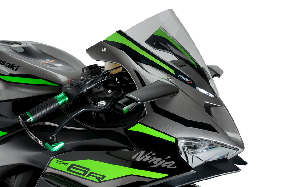 KAWASAKI ZX-6R NINJA [2025] – Z-Racing Scheibe – Schwarz