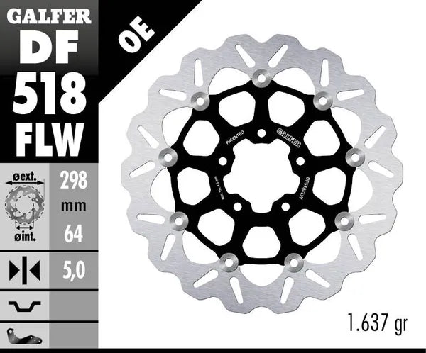 Indian Scout Sixty Scout60 [2022-2024] - Wave® bromsskiva - bild 4