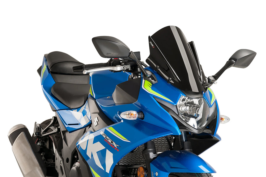 SUZUKI GSX-R 250 [2019] - PUIG Z-Racing-skiva | Svart | PUIG 9722N