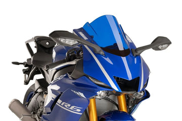 YAMAHA YZF-R6 RACE [2025] - PUIG Z-Racing skärm | Blå | PUIG 9723A