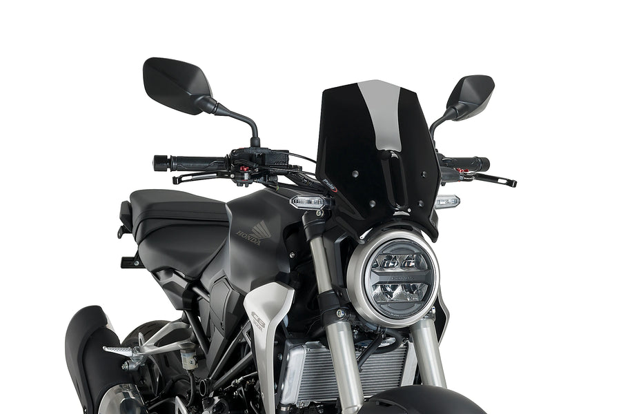HONDA CB 300 R NEO SPORTS CAFE [2023] - Ny generation sportvindruta | Svart | PUIG 9734N