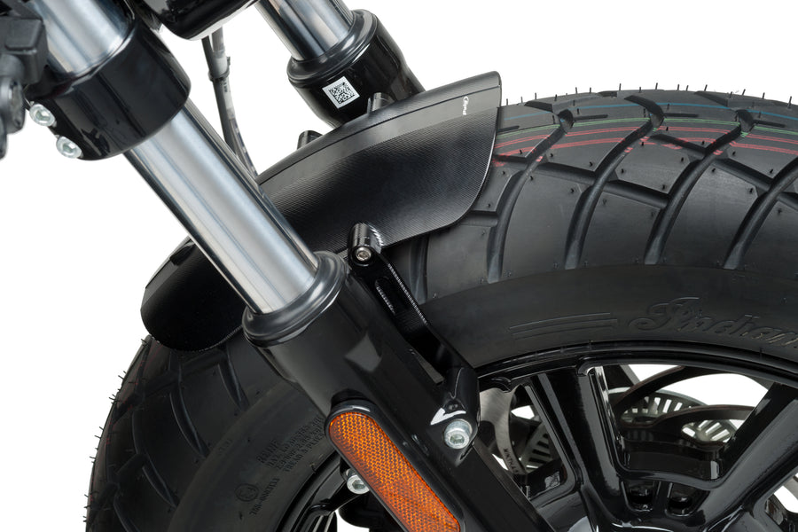 INDIAN SCOUT [2025] – Vorderer Kotflügel dicken Aluminiumblech – Schwarz