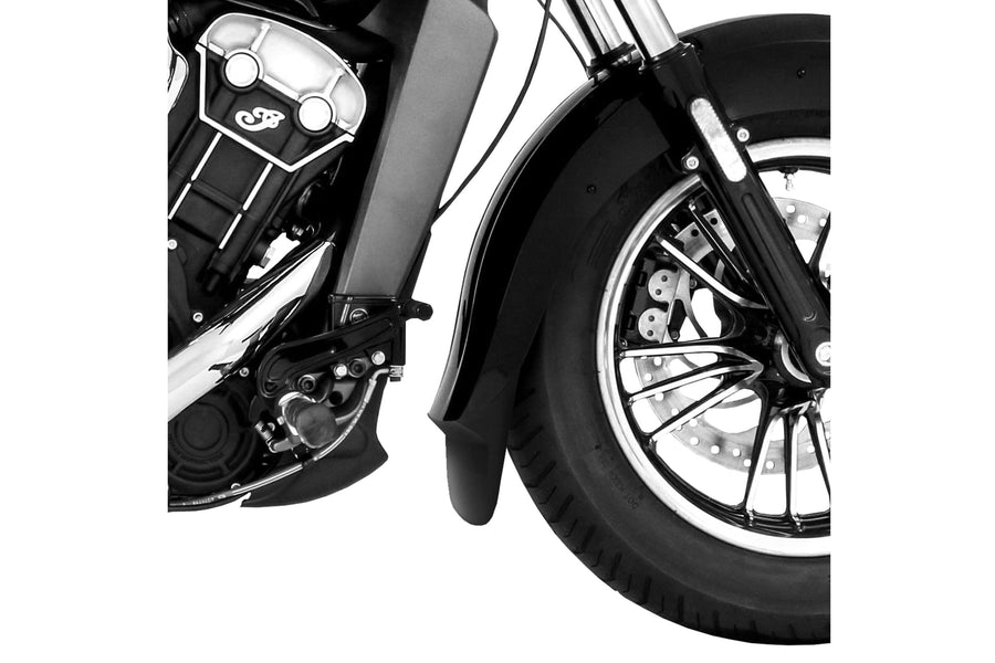 INDIAN SCOUT [2025] – Verlängerung des vorderen Schutzblechs – Schwarz