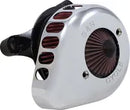 Harley-Davidson FLSTFBS 1800 Fat Boy S [2017] - Mini Teardrop Stealth Luftfilter-Kit – Oberfläche: Silber – Bild 5