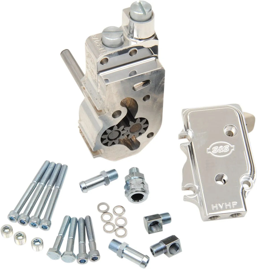 Harley-Davidson FXR2 1340 Super Glide Screamin Eagle [1999] - Polierte Billet Ölpumpe mit hohem Volumen/hohem Druck (HVHP) – Bild 1