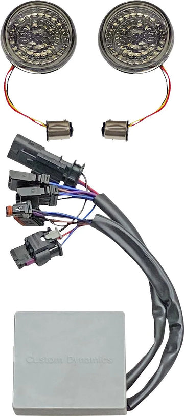 harley-davidson street bob [CUSTOM DYNAMICS] – SMART LED-kula blinkersinsatser - 0