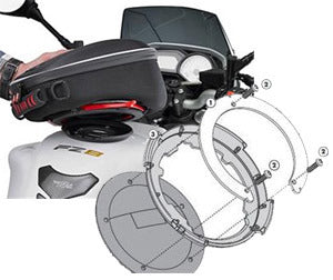Yamaha Niken GT 900 [2019–2024] – Befestigungsring für Tanklock