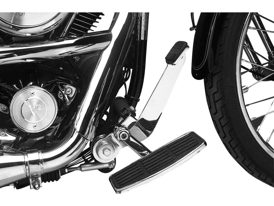 Harley Davidson FXWG [1983-1985] – Verstellbare Fahrer-Mini-Trittbretter Chrom