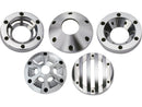 Harley Davidson – 4" Externe TrappCaps Endkappe Trapp Kegel Aluminium Poliert 4"-1