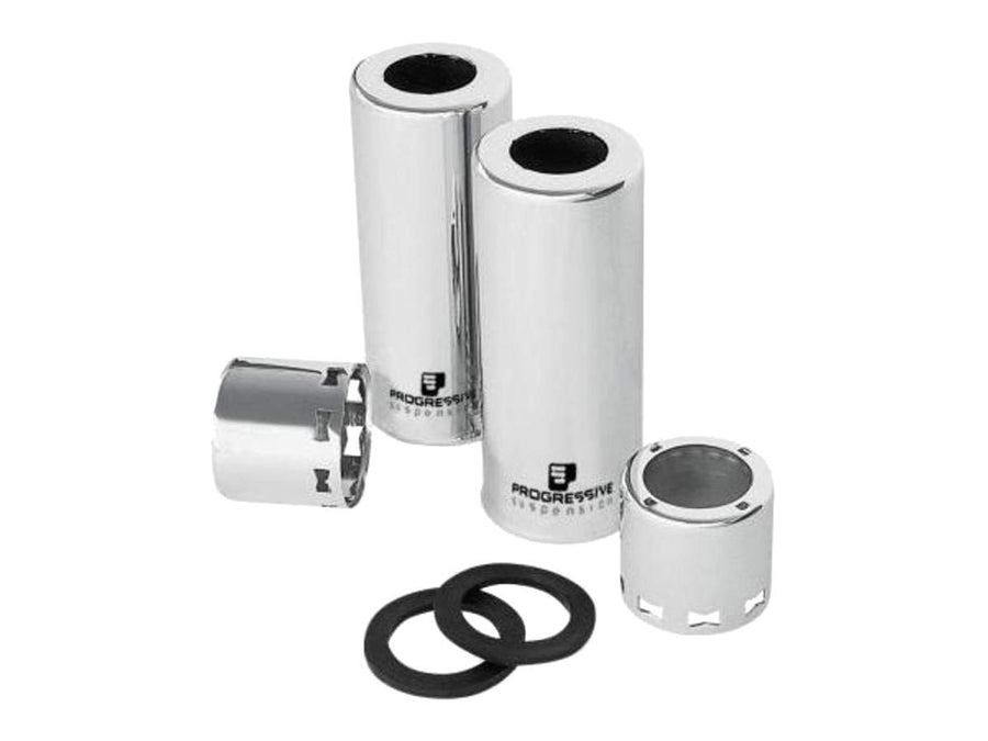 Harley Davidson - 412 Series stötdämpare Cover Set Chrome