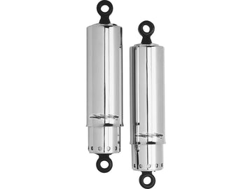 Harley Davidson Dyna Hinweis [1991-2017] – 412 Series Covered 11" Twin Shocks Chrome