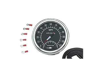 Harley Davidson FL Shovel [1981-1984] -tachometer/hastighetsmätare Combine