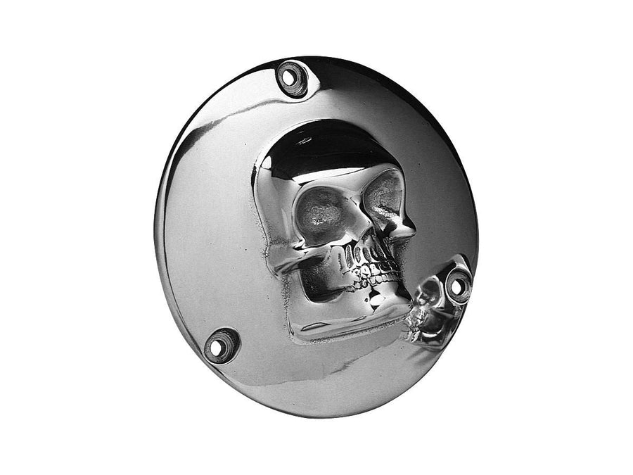 Harley Davidson Sportster [1994-2003] – Totenkopf Derby Abdeckung 4-Loch poliert