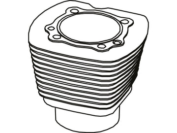 Harley Davidson RevTech 100 [2000-2005] – 3-13/16" Vorderzylinder für Evo
