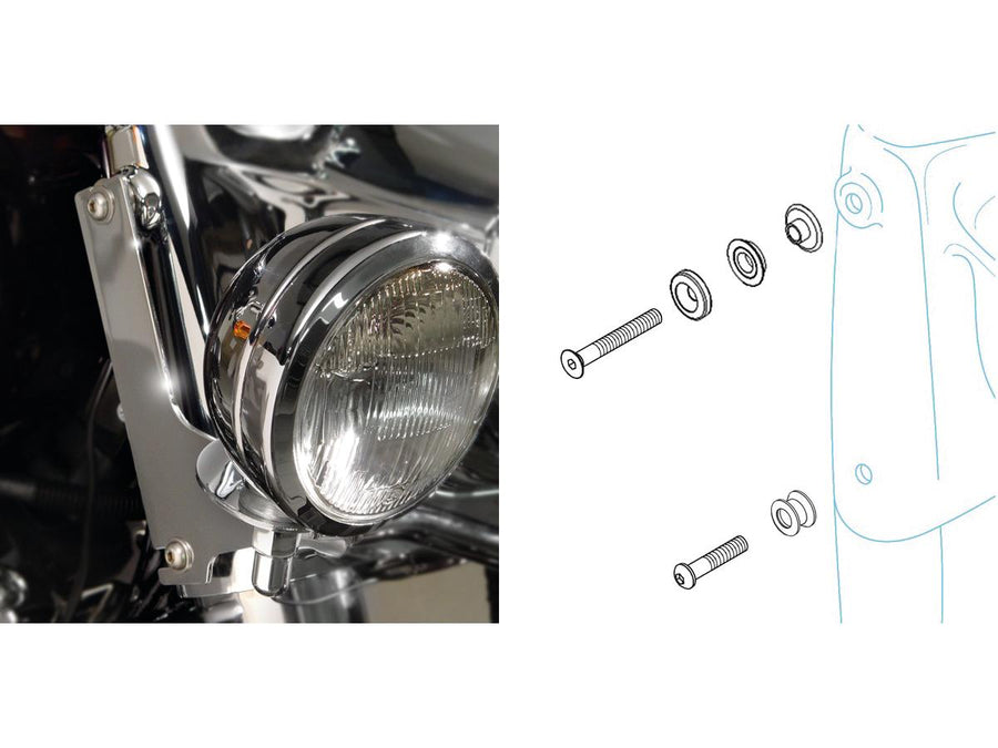 Harley Davidson Flhr [2016-2022] -Switchblade Montagdes Kit Windschutzen måndag