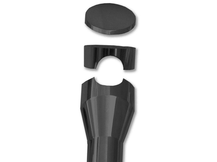 Harley Davidson up [1974-1974] – Big Bone 150 Riser Schwarz Pulverbeschichtet 1 1/4"