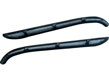 Harley Davidson Touring [1997-2013] -led bakre fenders randiga ljus svart - 0