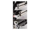 Harley Davidson FXDF [2014-2016]-double grooves slip-on silencer black satin-2