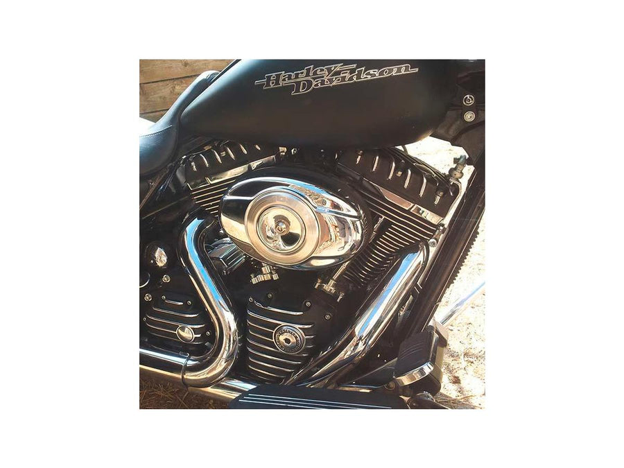 Harley Davidson Dyna [1999-2017] – Ribsters Rocker Box Abdeckung Schwarz Cut