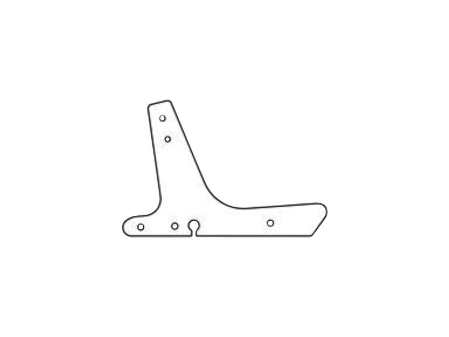 Harley Davidson Sportster [2004-2020] -sissy bar sidoplattor krom