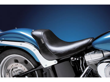 Harley Davidson Softail [2006-2017] – Bare Bones Solo Sitz Glattes Schwarzes Vinyl