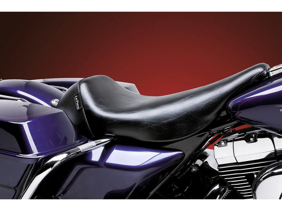 Harley Davidson Touring [2002-2007] -Bare Bones Solo Seats Smooth Black Vinyl