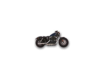 Harley Davidson Sportster [2014-2016] -Double Grooves trosor på polerad ljuddämpare