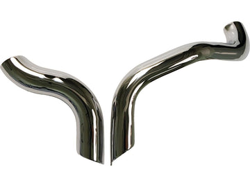 Harley Davidson-Designer series L.A.F replacement heat shalle Chrom 1,75 "