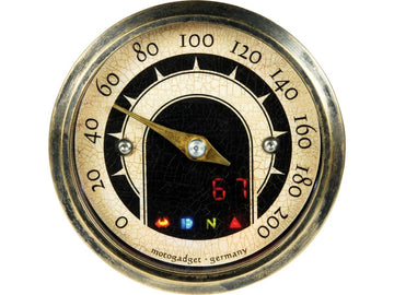 Harley Davidson Sportster [1986-2013] -Motoskop Tiny Vintage Tachoscala: 200 MPH;