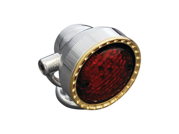 Harley Davidson-Neo-fusion LED RAGE Polerad mässing Polerad, röd LED - 0