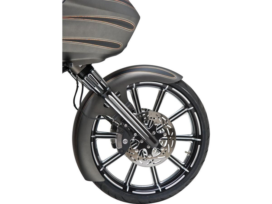 Harley Davidson Touring [1986-2013] -Deep Cut Fork Protection Black Anodized