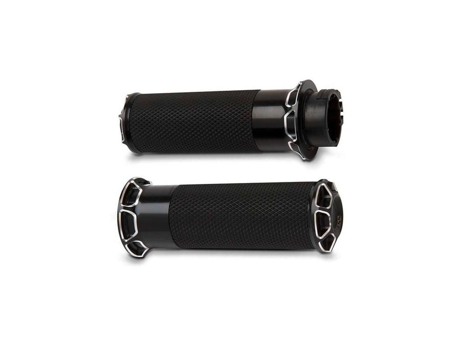 Harley Davidson Touring [2008-2024] -Snit Fusion hanterar svart anodiserad 1 "