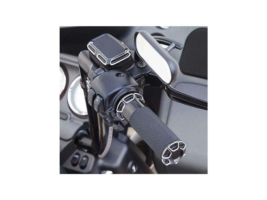Harley Davidson Touring [2008-2024] -Snit Fusion hanterar svart anodiserad 1 "