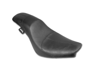 Harley Davidson Softail [2000-2005] – Minotaur Glattes Sitz Schwarz Leder Vinyl - 0