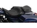Harley Davidson FLSTF [2014-2017] – Hydra Glatt Sitz Schwarzes Leder Vinyl-2