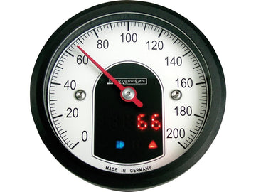 Harley Davidson Sportster [1986-2013] -Motoskop Tiny Tachometer Scale: 200 MPH; 200 - 0