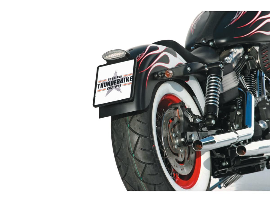 Harley Davidson – Down and Inside Kennzeichenhalter Kit 240 x 200mm Schwarz