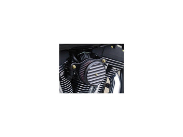 Harley Davidson Dyna [1999-2017] -hög-performance luftfilter svart, ribbad - 0