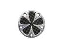 Harley Davidson FL Shovel [1970-1984] – Mesh Point Abdeckung Chrom-3
