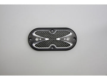 Harley Davidson Dyna [1991-2005] -Mesh Inspection Cover Chrome
