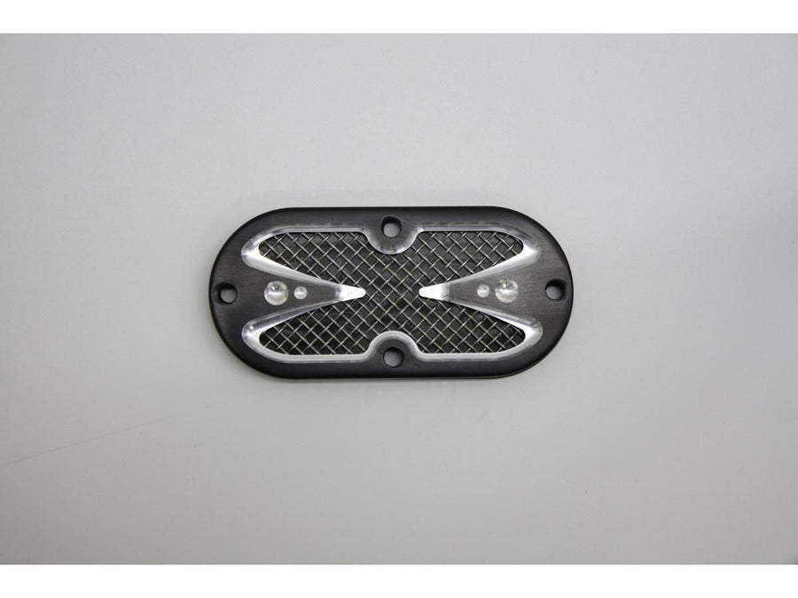 Harley Davidson Dyna [1991-2005] -Mesh Inspection Cover Chrome