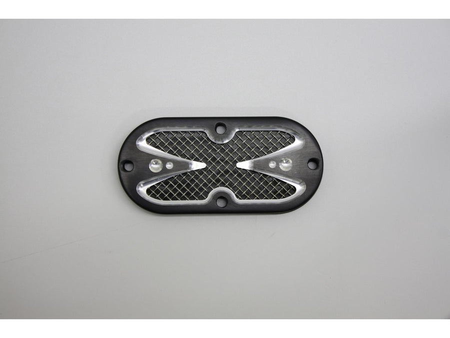 Harley Davidson Dyna [1991-2005] -Mesh Inspection Cover Chrome