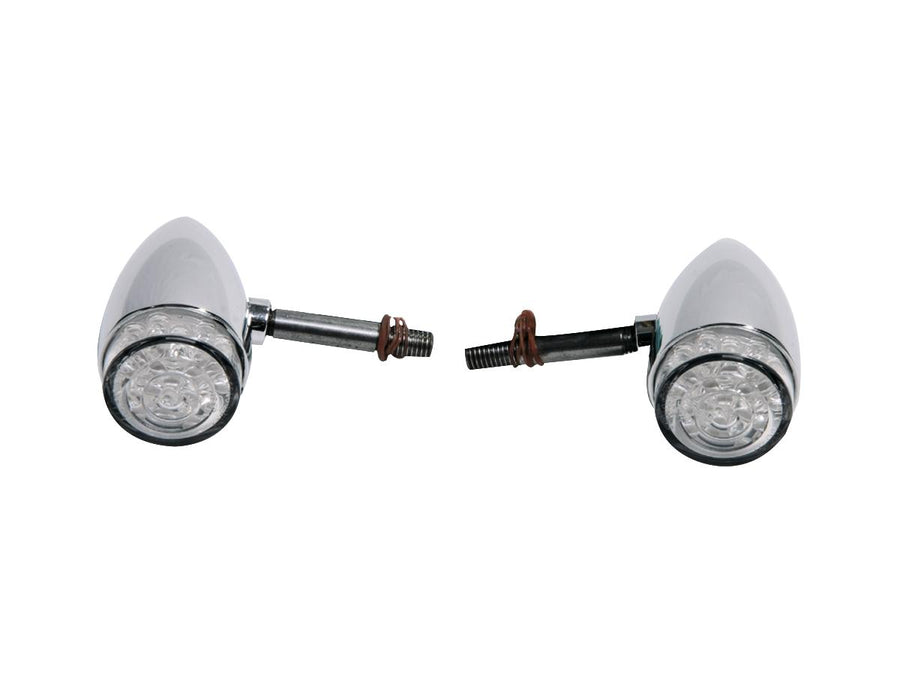 Harley Davidson - Bullet LED Blinker Aluminium Clear LED