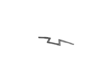 Harley Davidson-1 1/4 "Z-bar with 1" clamp diameter, generous handlebar, 3-hole