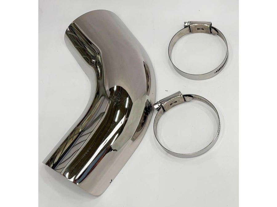 Harley Davidson - E3 Heatshield polerad i ryggen