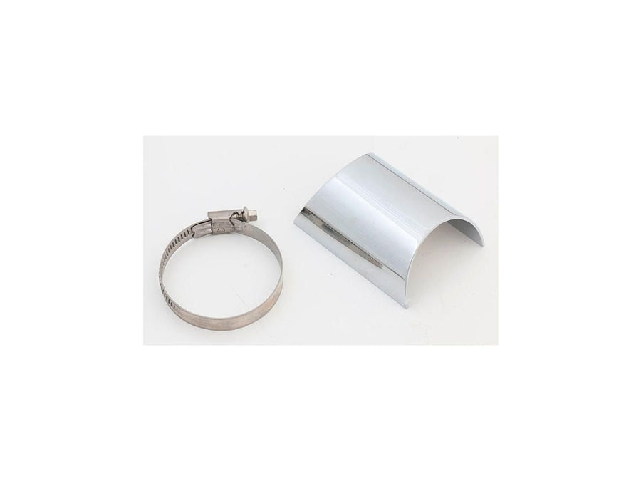 Harley Davidson – HITZESCHILD HINTEN GERADE E3 EDELSTAHL VERCHROMT