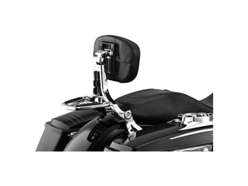 Harley Davidson – Mehrzweck Rückenlehne für Fahrer oder Beifahrer Chrom - 0